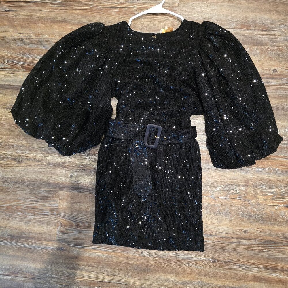 byTiMo Black Sequin Dress